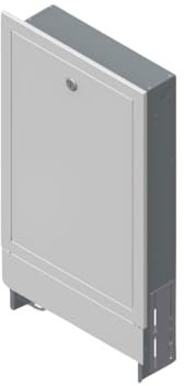 BADfabrik24 Verteilerschrank GUT 750 mm oder 600 mm – lackiert, Unterputz, robuster Stahlblechkorpus, verstellbare Tiefe,Verteilerschrank Unterputz (600 mm)