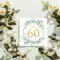 60. Geburtstag Deko Servietten - 40 Stück Servietten, Servietten Eukalyptus Grün, Happy Birthday 60 Servietten, Papierservietten für 60 Geburtsta Frau Geburtstag Feiern Party Jubiläum