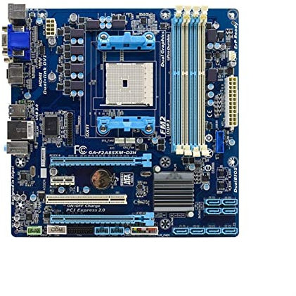 Cartes mères d'ordinateur AMD A85X Fit for Gigabyte GA-F2A85XM-D3H Carte mère Socket Bureau FM2 DDR3 64GB PCI-E 2.0 AMD A10 Processeur USB3.0 Micro ATX Placa-mãe
