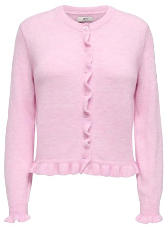 JDY Damen Jdyletty L/S On Frill Cardigan KNT Noos Jdyletty L/S On Frill Cardigan KNT Noos (1er Pack)