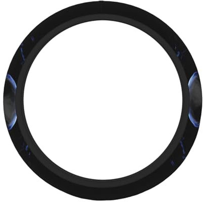 QGWDYYJQ Verdickter Lenkradbezug mit Totenkopf-Motiv