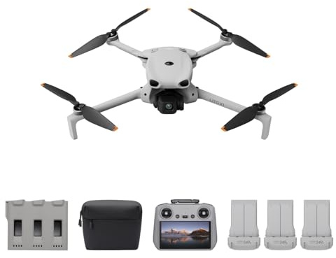 DJI Lito X1 Combo Fly More (DJI RC 2), Versione aggiornata di Mini 3 | Rilevamento degli ostacoli, ActiveTrack, sensore 1/1,3, leggero per adulti, trasmissione video 15km, 3 batterie, C0