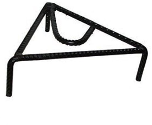 TREPPIEDE IN FERRO NERO DA CM 20 A TRIANGOLO BARBECUE STUFE CAMINETTO 137232