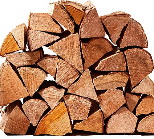 Hardwood Firewood Kiln Dried Logs 10 x Large 40 L Nets (400L in Total), 25cm Long, Perfect for Open Fire Stoves, Log Burner, Fire Pits, Pizza Ovens Fast Delivery (10 x 40L Nets) (10 X Nets)