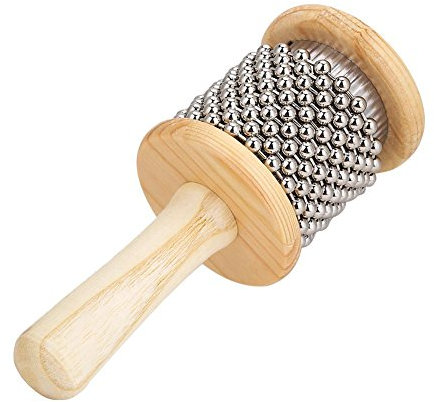 Kids Wooden Cabasa, Wooden Cabasa Toy Hand Shaker Percussion Musical Instrument Learning Toy Gift Musical Instrument