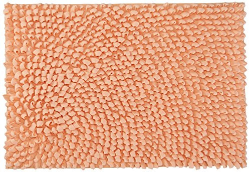 Kleine Wolke Textilgesellschaft Falbala Tapis de Bain, Combinaison, Saumon, 1.0149999999999999 x 90 x 4 cm