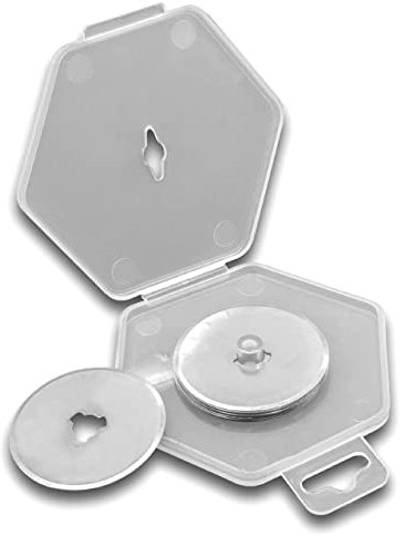 vhbw 10x Lames de Rechange 28 mm pour Couteau Rotatif, Cutter Rotatif