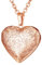 U7 Collier Femme Coeur Ouvrable Plaqué Or Rose Chaîne Pendentif Médaillon Porte Photo avec Motif Fleur - Collier Femme Fantaisie