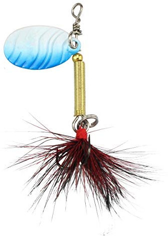 FTM Tornado Spinner Evo 2g - Forellenspinner, Spinnköder zum Forellenangeln, Ultra Light Forellenköder, Kunstköder für Forelle, Farbe:Silber-Blau