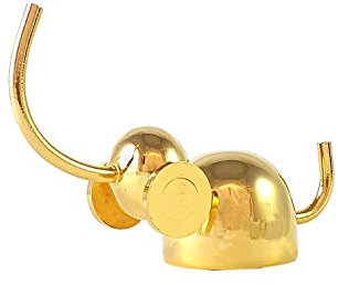 Step Paris Ringhalter Elefant goldfarbenes Metall