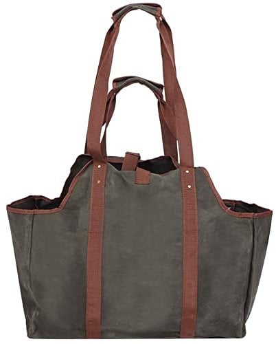 Dehydrator Waxed Durable Firewood Carrier Wood Tote Large Thicken Firewood Carrier Log Tote Bag Storage Bag for Firewood Organizer