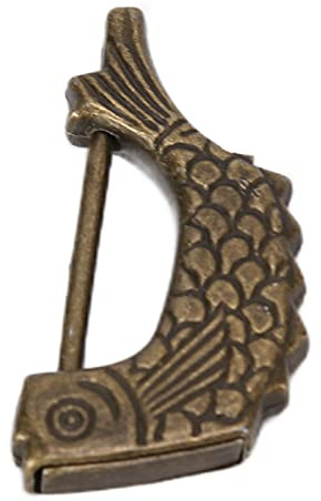 Serrure antique, cadenas vintage style chinois exquis durable avec clé pour armoire pour boîte en bois pour boîte à bijoux