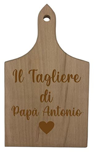 bubbleshirt Tagliere papà Personalizzabile Festa del papà Il Tagliere di papà Regalo papà