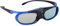 Gafas universales 3D para obturador activo tipo 3D gafas recargables 3D gafas 1080 p HD LCD lente para DLP Link proyector 3D