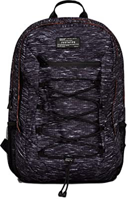 hype BLACK SPACE DYE MARL MAXI BACKPACK