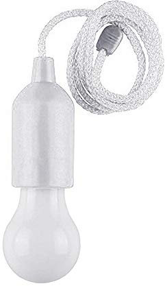Cymwer Lampadina a LED a batteria, lampada a sospensione su corda (senza batteria), lampadina a LED colorata per bambini, per feste di compleanno, illuminazione per interni ed esterni, decorazione