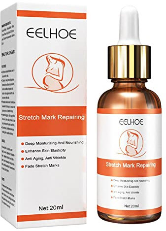 IUNSER Stretch-Öl-Entfernung für Schwangerschaftsstreifen Reparatur Mark Marks Stretch 20 ml Creme-Markierungen für Dehnungsstreifen Fade Oil Scar Stretch Oil Oil Massage Set Bio (A, One Size)