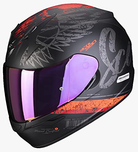 Casco Scorpion Exo 390 Ighost Matt Black Silver XL