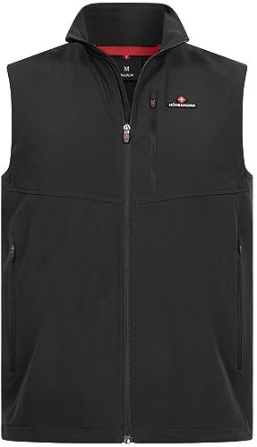 Höhenhorn Allalin Herren Weste Softshell Schwarz Gr. M