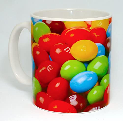 M&Ms Collage Ceramic Mug Sweets Gift
