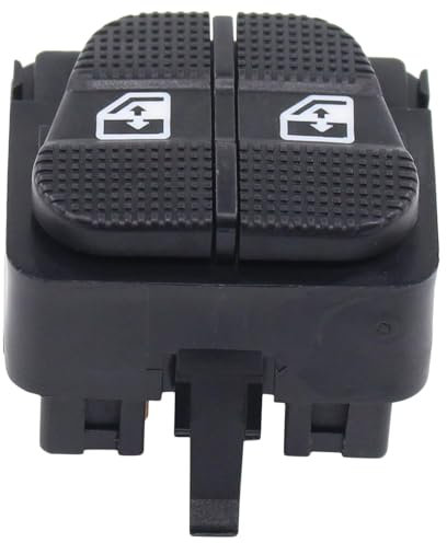 Auto Fensterheber für VW Golf 3 Cabrio Passat B3 B4,Beifahrerseite Fensterheberschalter Knopfschalter Elektrischer Fensterknopf Steuerschalter Fensterschalter Zubehör