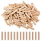SUJEBKC Tacos Madera,Tacos de Madera Accessories 200 Unidades Tacos de Madera 6 x 50 mm,para Muebles de Carpintería Carpintero Aficionado DIY