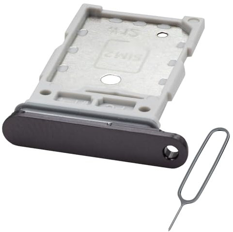 MMOBIEL Dual SIM Card Tray Compatible with Samsung Galaxy S24 / S24 Plus – SIM Card Slot Tray Holder – Dual SIM Card Holder Replacement – Incl. SIM Card Removal Tool and Waterproof Rubber Ring - Black