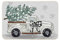 Artoid Mode Baum Schnee Lastwagen Weihnachten Fußmatte, Schneeflocken Xmas rutschfest Schmutzfangmatte Eingangsbereich Für Innen Außen Dekor 40x60 cm