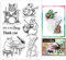GLOBLELAND Klare Stempel Mit Musikalischen Tieren Für Scrapbooking Tierband Silikonstempel Katze Frosch Eichhörnchen Musikinstrumente Transparenter Stempel Für Die Kartengestaltung DIY Prägung