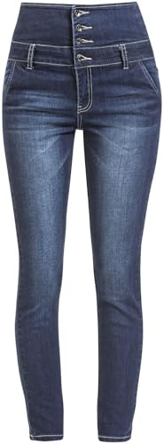 RED by EMP Damen Blaue High-Waist-Jeans