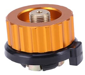 GAROZATION Langlebiger Tanknachfülladapter Für Gaskartuschen Propantanks Tragbarer Metalladapter Für Campingkocher Stufenlos Regulierbar Mit Sicherem Anschluss Leicht Und