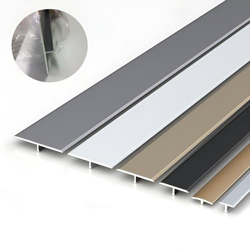 Barre De Seuil, 3 Pcs*90 Cm, Baguette De Recouvrement En Aluminium Anodisé Pour Joindre Les Espaces De Plancher, Bande De Seuil De Sol, Barre De Transition(Champagne,3cm)