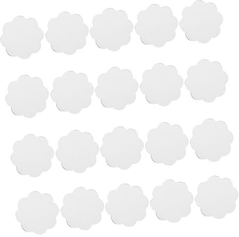 PRETYZOOM 30 Pièces sous-Verres à Sublimation Thermique Produits Vierges pour Voiture Soi-même Tapis De Gobelets Vierges à Sublimation à Gobelets De pour Voiture