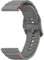 ZGCE Uhrenarmband 22mm 20mm, Silikon Uhrenarmbänder für Damen Herren, Atmungsaktives Wasserdichtes Wellenförmiges Armband, Ersatzarmband mit Schnellverschluss, (22mm Dunkelgrau)