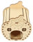 ibasenice Maison en Bois pour Hamster Cabane en Rondins Maison pour Dormir Nid pour Petits Hamsters Cage pour Hamster Aux Fraises pour Cacher des Jouets Accessoires pour Hamsters