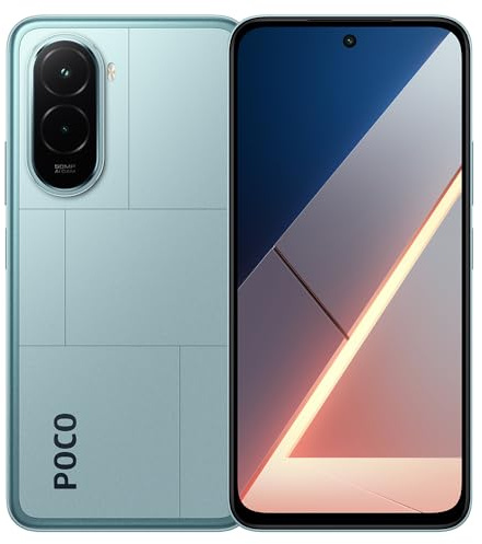 XIAOMI POCO M7 6GB+128GB - Smartphone avec écran 6.9 FHD+ DotDisplay, Appareil Photo 50MP, processeur Snapdragon 685 et Batterie 7000mAh,Bleu（avec Chargeur Inclus）