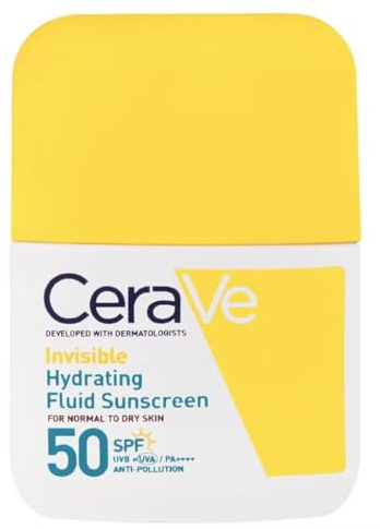 CeraVe Invisible Feuchtigkeitsspendendes Sonnenschutz Fluid SPF 50