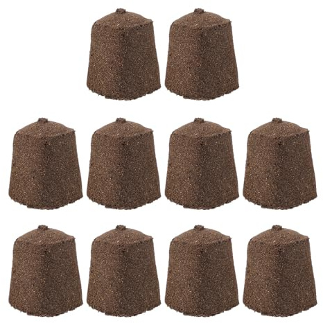 Anzuchtwürfel für Pflanzen 10 Stück Braune Torfmatrix für Setzlinge