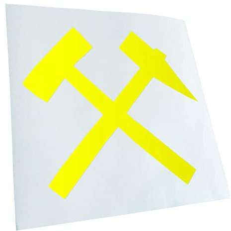 Autoaufkleber - Bergbau - Glück auf! - Kumpel Aufkleber für Auto, Laptop, Fahrrad, LKW, Motorrad mehrfarbig JDM Decal Racing