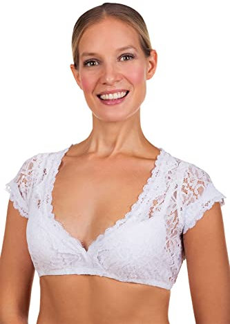 Edelnice Trachtenmode Verschiedene Dirndlblusen Modelle aus Spitze und Baumwolle Gr. 32-54