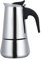 Mokka Express, tragbare italienische Kaffeemaschine aus Edelstahl, Kaffeekanne, Mokka, klassisch, Mokka, Espresso, für Zuhause, Büro, 2 Tassen 100 ml