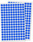 3000 Stück, 10mm Klebepunkte Runde Punktaufkleber Etiketten Markierungspunkte - Blau