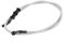 Keenso 50cm -120cm Motorrad Geflochten Stahl Bremskupplung Ölschläuche Line Pipe Bunte Motorrad Pit Dirt Bike Enduro Motocross Street Bikes(1200mm-Silber) bremssystem umrüstungen