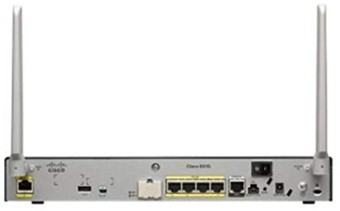 Cisco 881 4G Ethernet Negro - Router (10,100,1000 Mbit/s, 10/100/1000Base-T(X), Ethernet (RJ-45), 4G, Edge, GPRS, gsm, HSPA+, LTE, UMTS, 800,900,1800,1900 MHz, 850,900,1900,2100 MHz) (Reacondicionado)