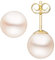 Jobo Damen-Ohrstecker aus 14 Karat 585 Gold mit Perlen 8,5 mm