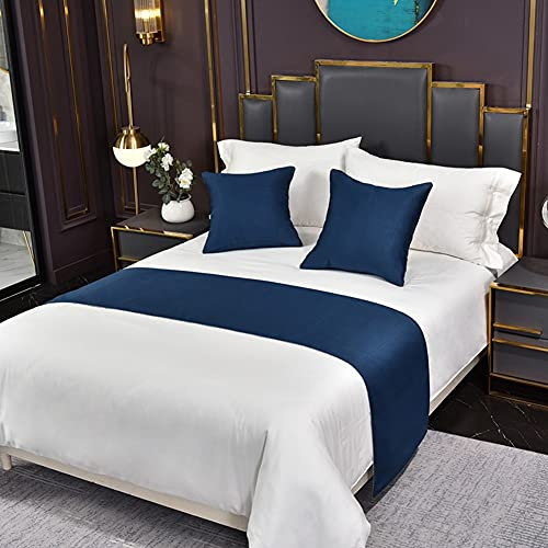 Bed Runner Bettläufer Hotelbettwäsche Dekorative Bettdecken Betttuch Moderne Luxuriös Bettwäsche Schal Umweltfreundlich Italienischer Kaschmir Einfarbig Große Größe Dekoration Einfaches Tagesdecke Kis