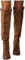 Onsoyours Donna Stivali Classico Moda Plateau Tacco Alto Stivali al Ginocchio Autunno Inverno Scamosciato Pelle Lunghi Stivali B Marrone 41 EU