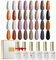 ROSALIND UV Nagellack Set 20 Stück Herbstfarben Schellack Gel Set mit Base und Top Coat, Primer & Matte Coat, 16 Farben 6ml UV LED Soak Off Gel Nail Polish