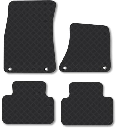 Porsche Macan (2014-2024) 3mm Rubber Car Mats | Tailored Fit Durable Floor Mats Full Coverage Protection Waterproof Accessories Easy Clean Anti Slip Made in the UK