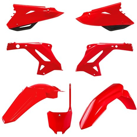 POLISPORT 91309 - Polisport MX Restyling Replica Kit for those looking for OEM Quality for Honda Motorcycles in Red